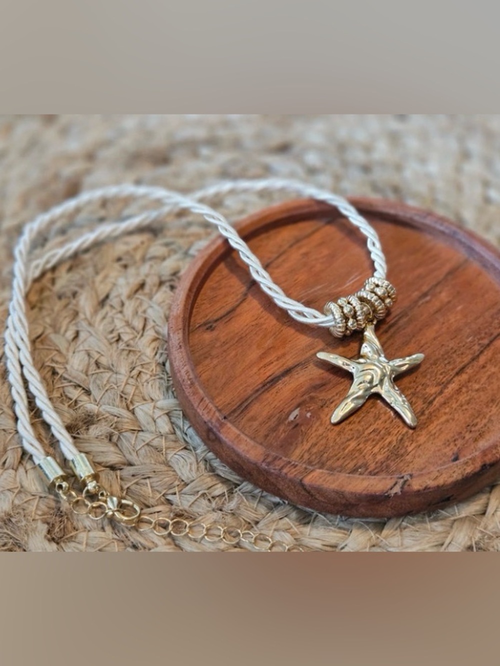 Gold Starfish Pendant Necklace